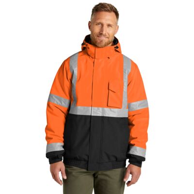 Ansi 107 Class 3 Economy Waterproof Insulated Bomber Jacket Thumbnail