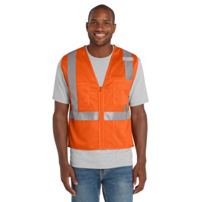 Ansi 107 Class 2 Mesh Zippered Vest Thumbnail