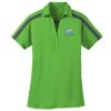 Ladies Silk Touch™ Performance Colorblock Stripe Polo Thumbnail